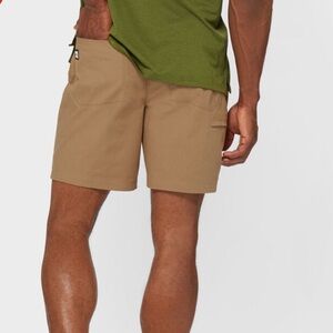 Duluth Trading‎ Alaskan Hardgear Free Rein 8” Shorts Khaki 38 Standard Fit Nwt